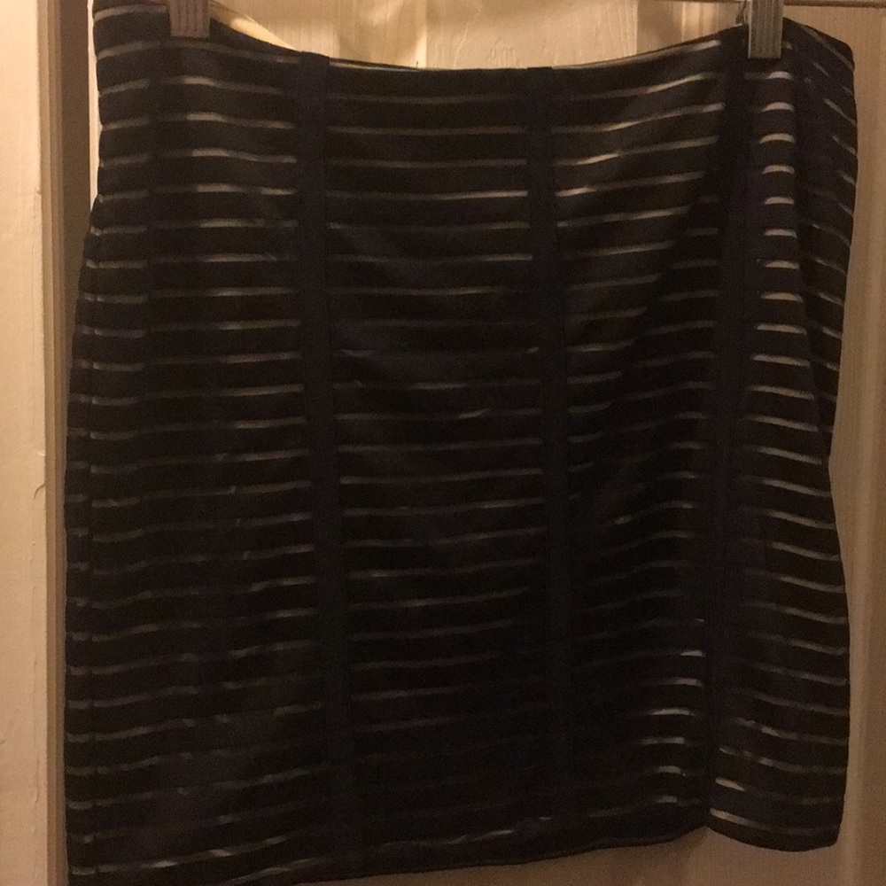 NWT black and nude skirt